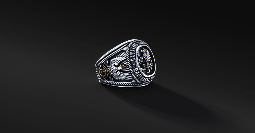 Pierścień Batalionu Dowodzenia Marynarki Wojennej | Enigma Jubiler