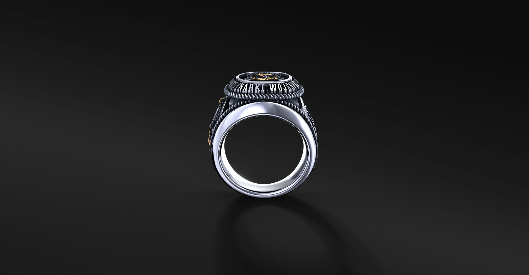 Pierścień Batalionu Dowodzenia Marynarki Wojennej | Enigma Jubiler