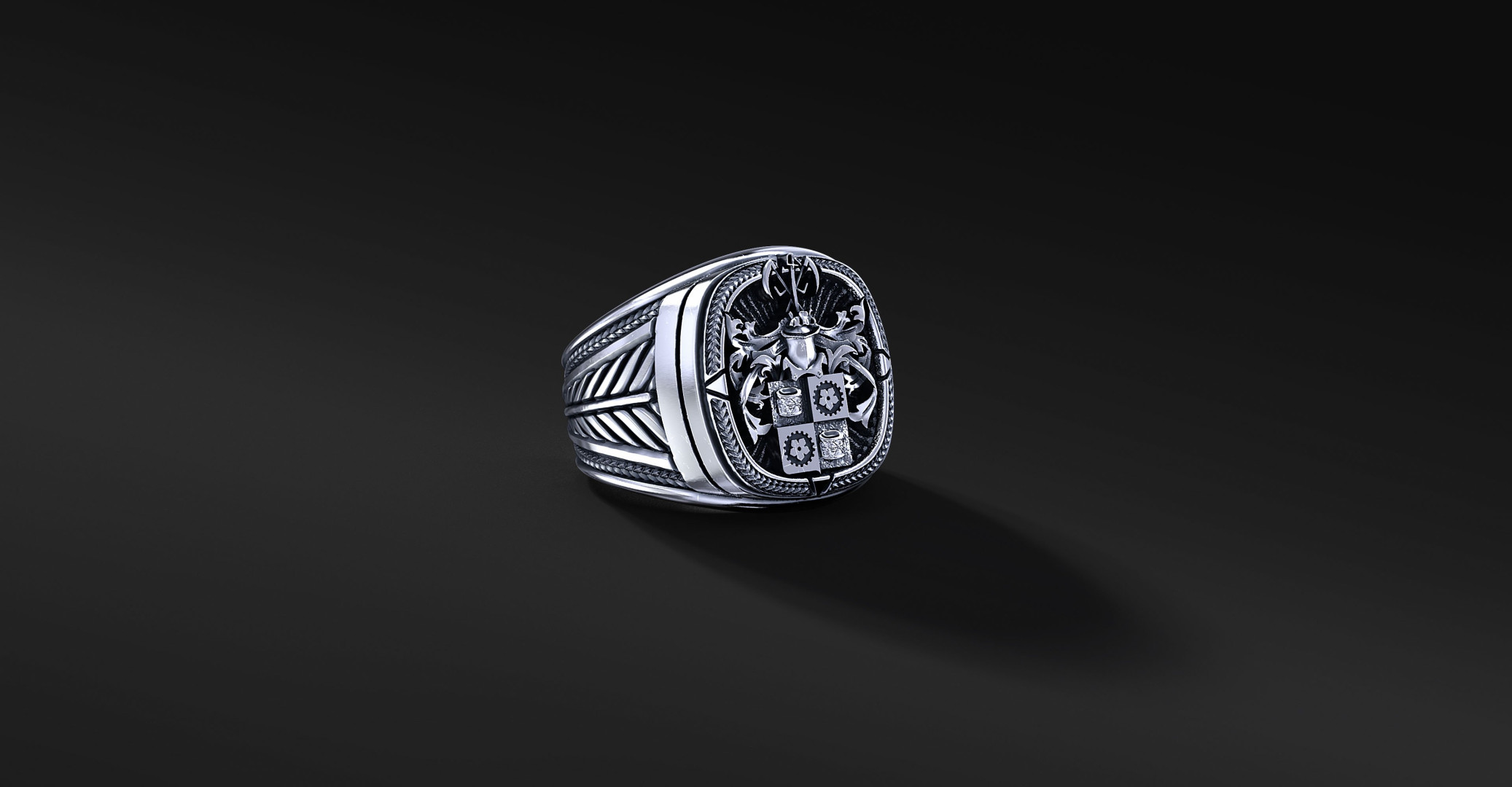 Sygnet Rodowy z Herbem na zamówienie | Enigma Jubiler