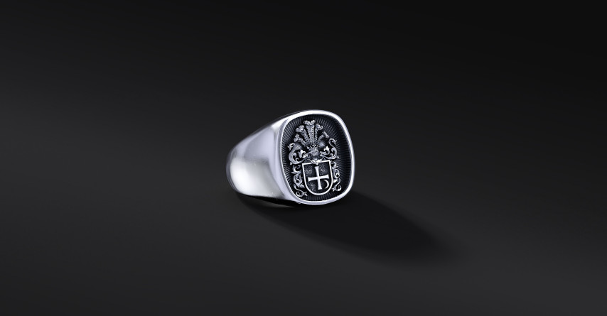 Sygnet Rodowy z Herbem na zamówienie | Enigma Jubiler