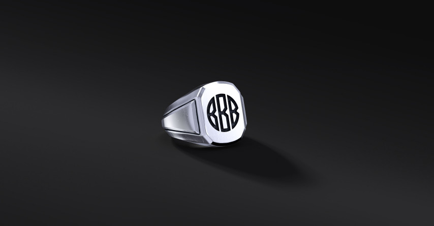 Sygnet Na Zamówienie "Monogram" | Enigma Jubiler