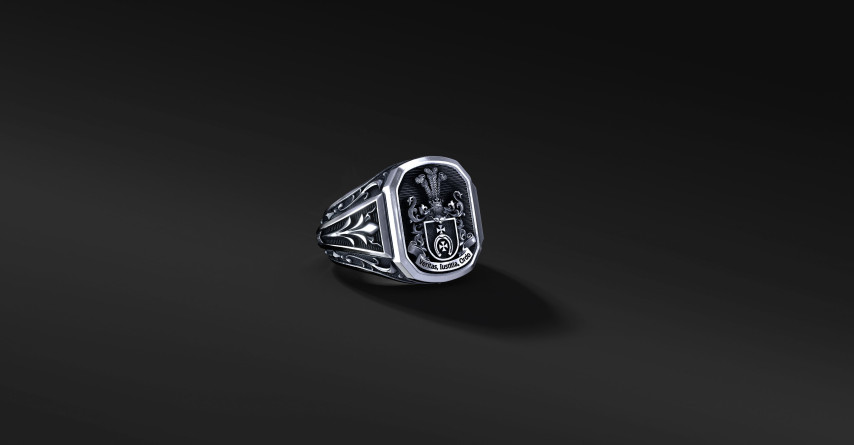 Sygnet Rodowy z Herbem na zamówienie | Enigma Jubiler