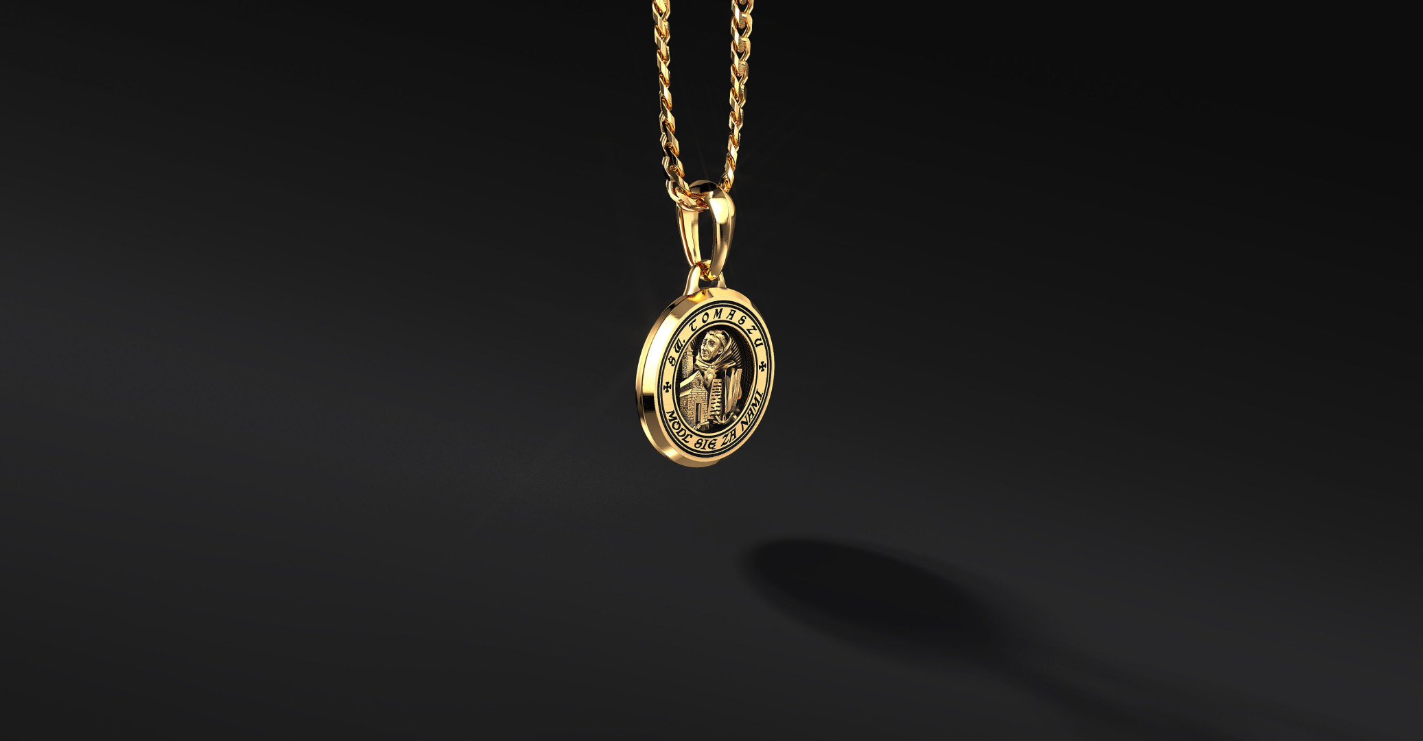 Medalik ze Św.Tomaszem  I ENIGMA Jubiler