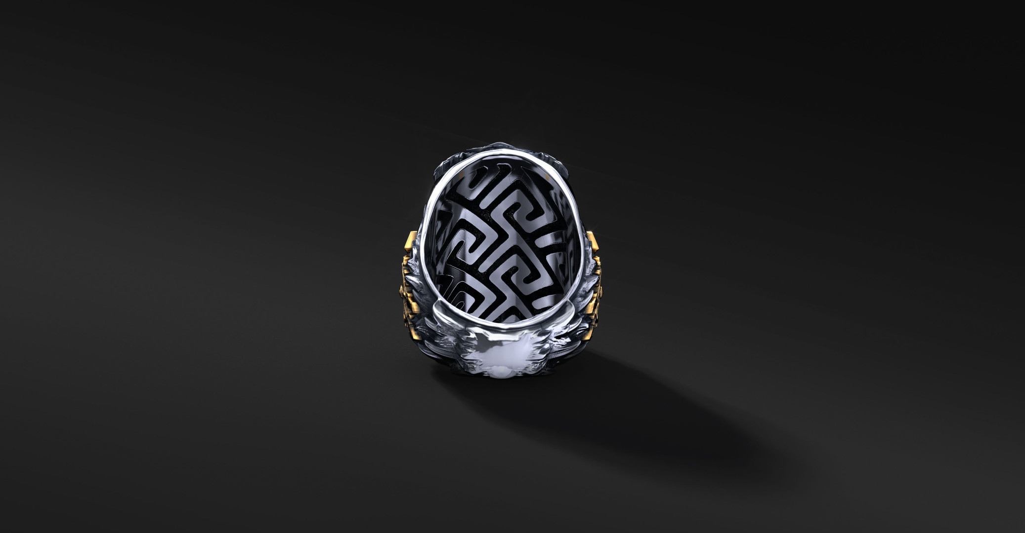 Sygnet Hefajstos: Srebrno-Brązowy Wizerunek Greckiego Boga Sygnet Hefajstos: Srebrno-Brązowy Wizerunek Greckiego Boga