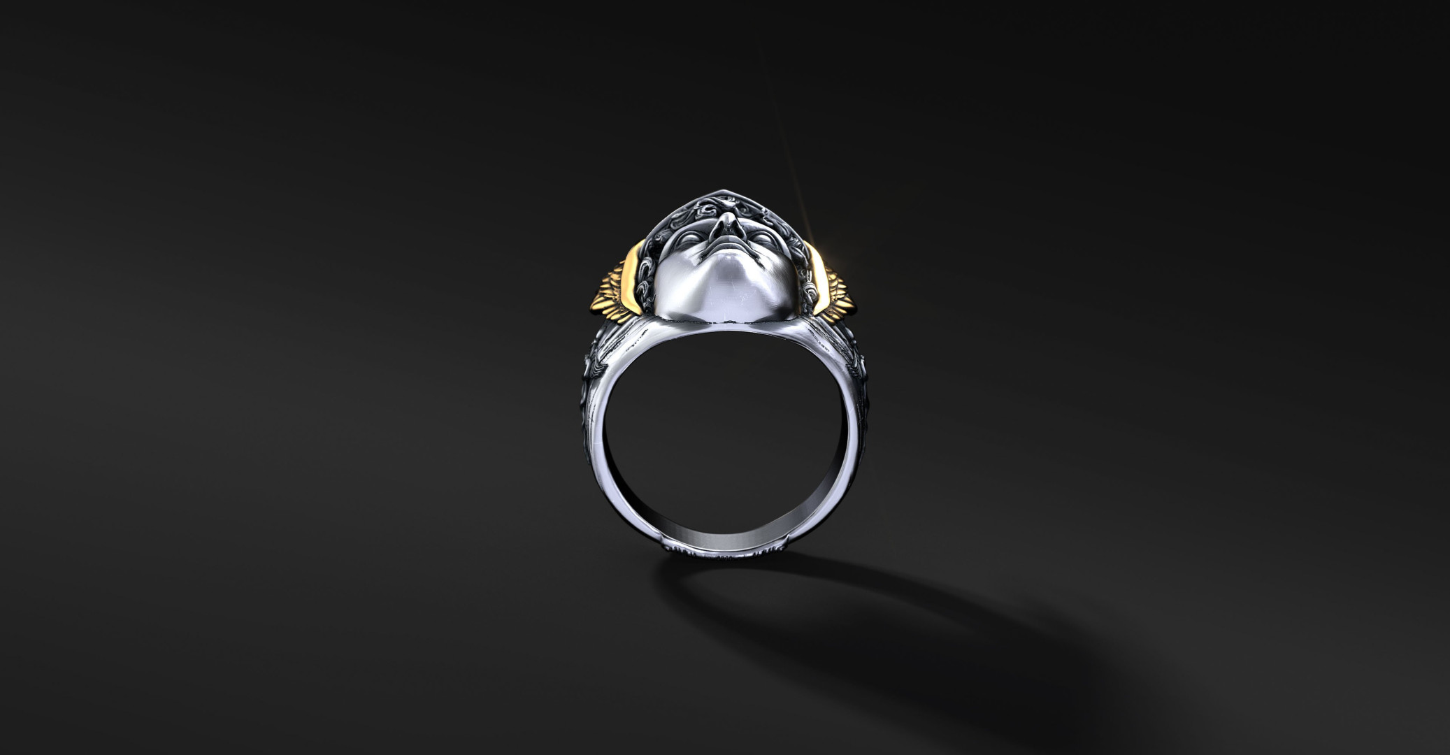 Sygnet Hermes: Wizerunek Boga ze Złotymi Skrzydłami