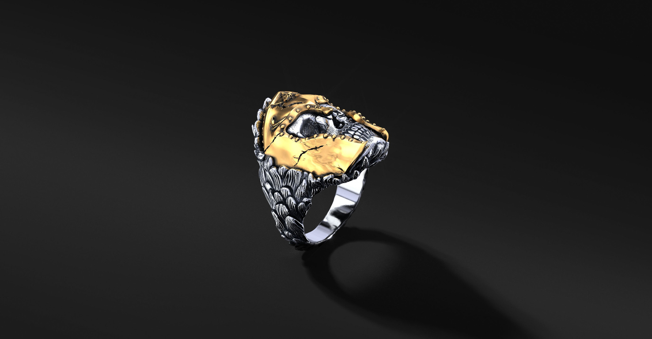 Sygnet "Spartan Skull Crust"