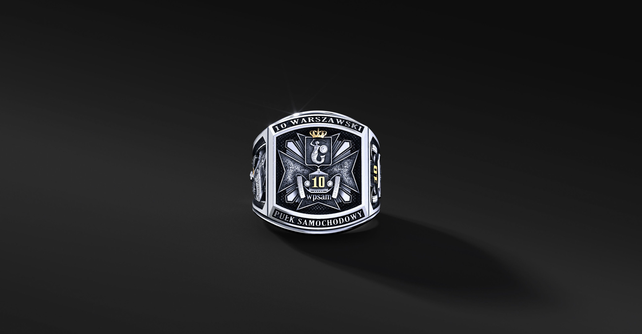Pierścień 10 Warszawskiego Pułku Samochodowego  | Enigma Jubiler