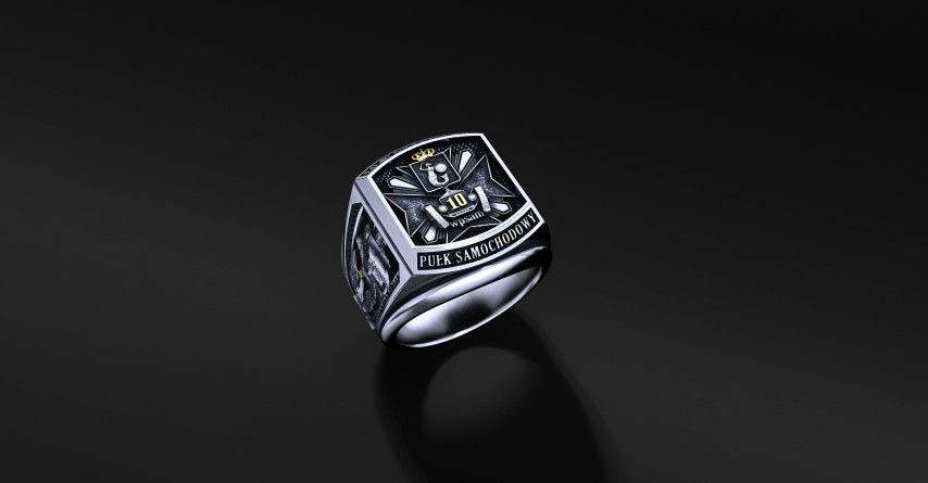 Pierścień 10 Warszawskiego Pułku Samochodowego  | Enigma Jubiler