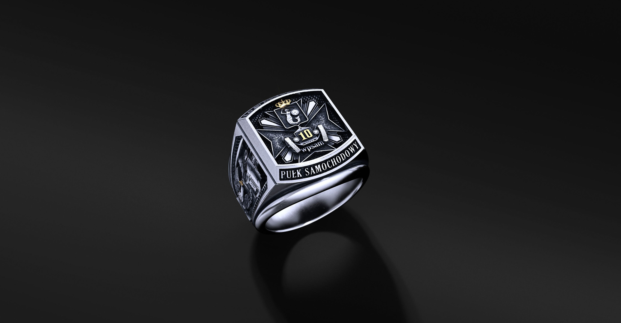 Pierścień 10 Warszawskiego Pułku Samochodowego  | Enigma Jubiler