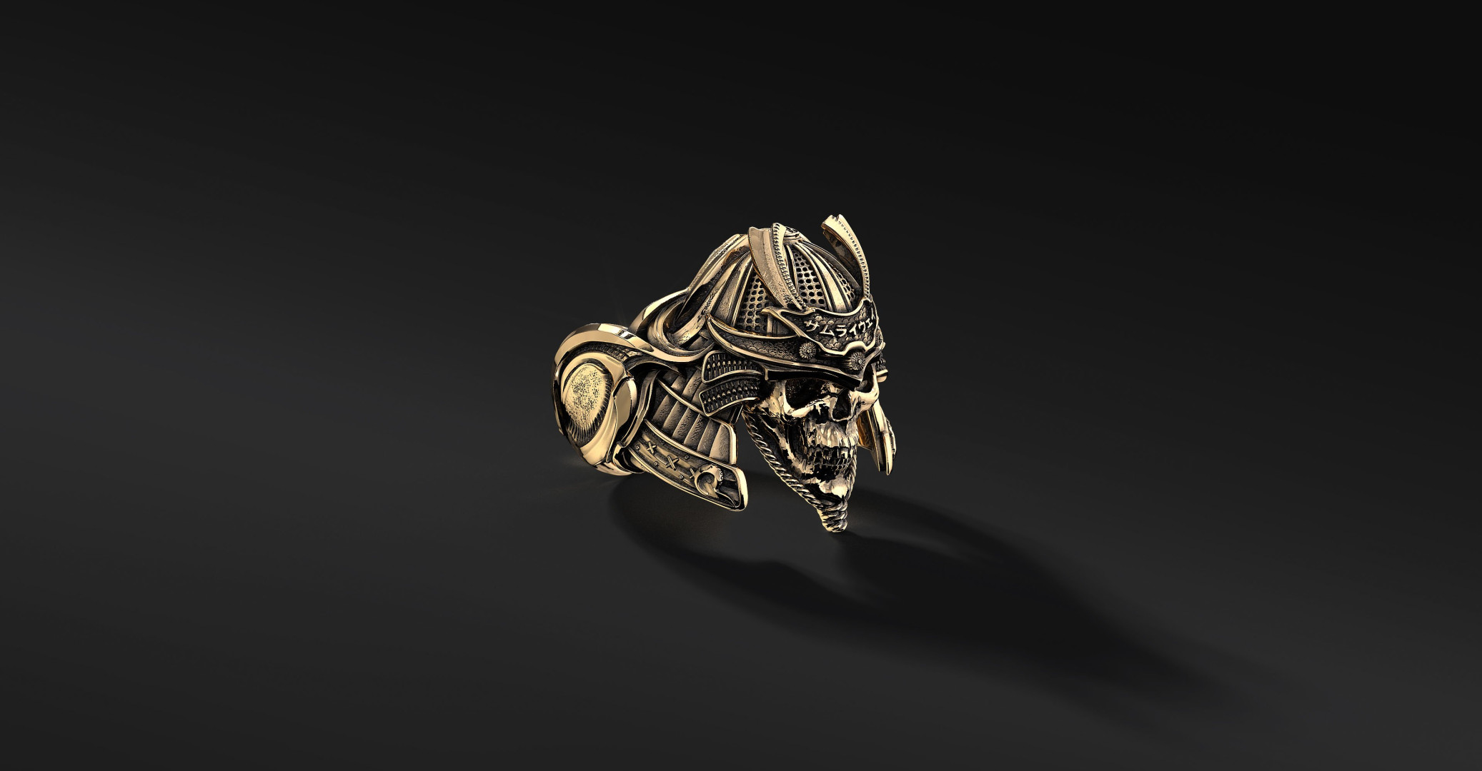 Sygnet Bushido Au 14k  I ENIGMA Jubiler