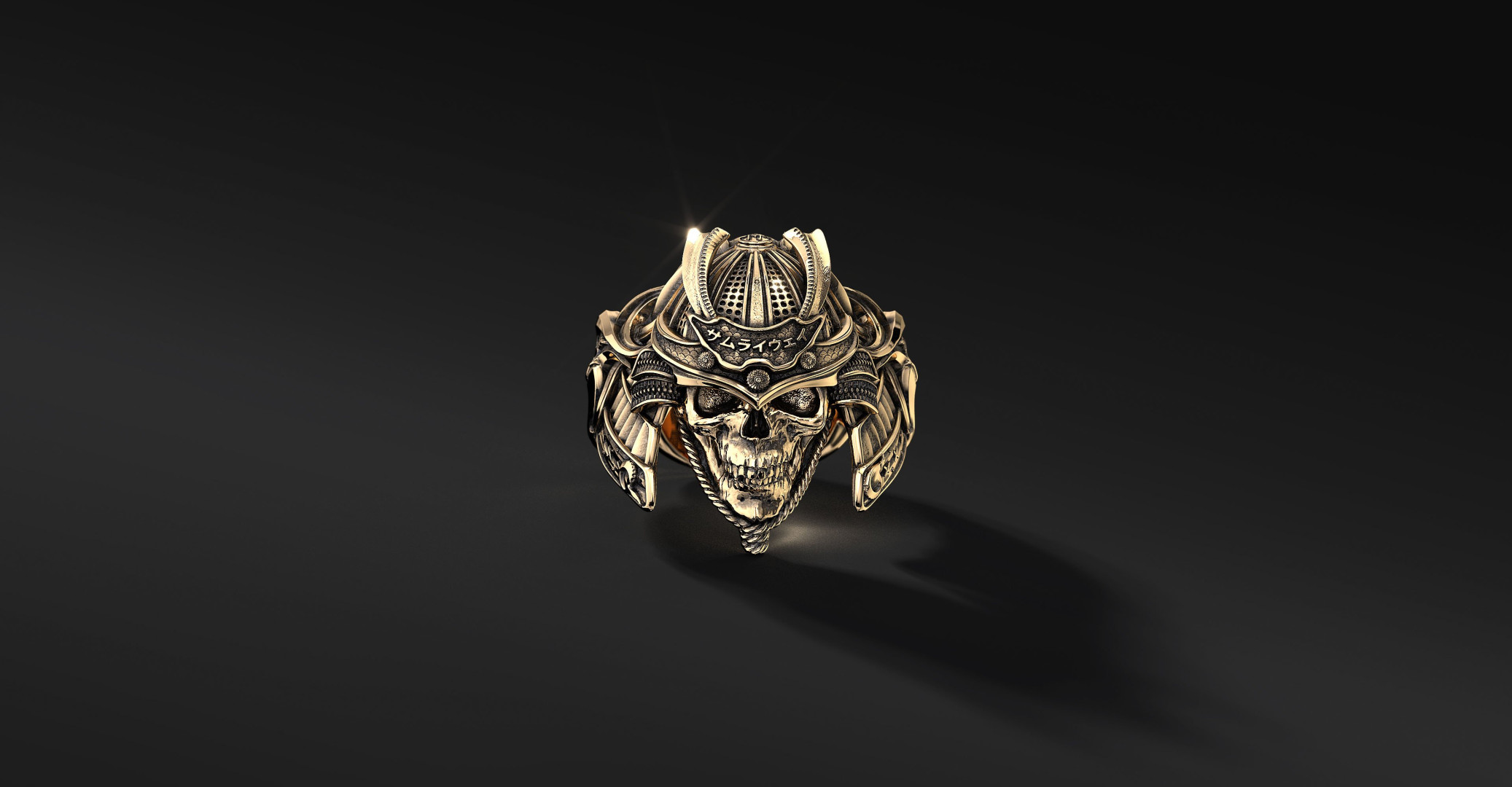 Sygnet Bushido Au 14k  I ENIGMA Jubiler