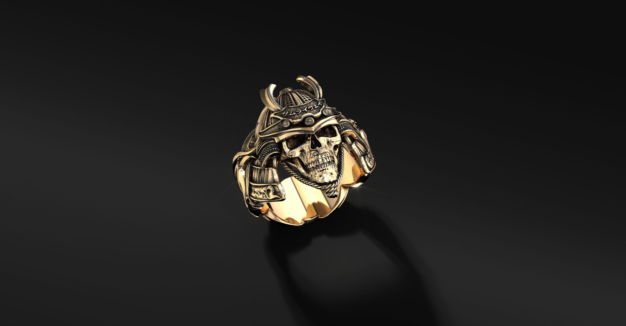 Sygnet Bushido Au 14k  I ENIGMA Jubiler