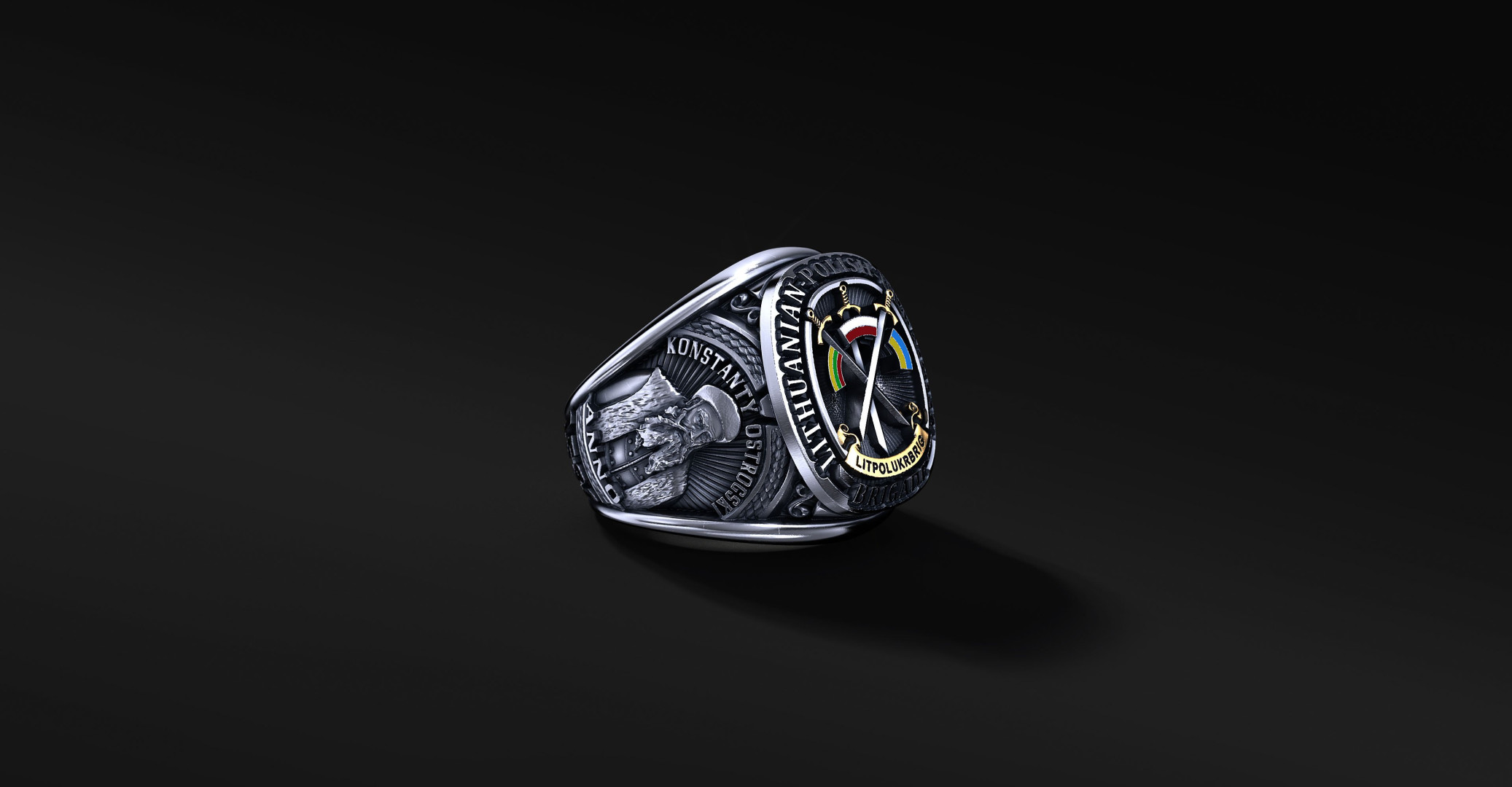 Pierścień Litewsko Polsko Ukraińskiej Brygady | Enigma Jubiler