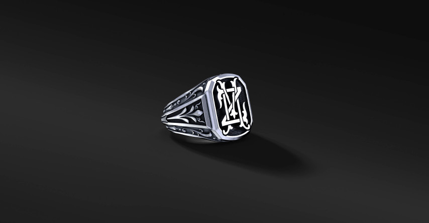 Sygnet Na Zamówienie "Monogram" | Enigma Jubiler