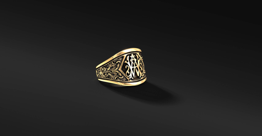 Sygnet Na Zamówienie "Monogram" | Enigma Jubiler