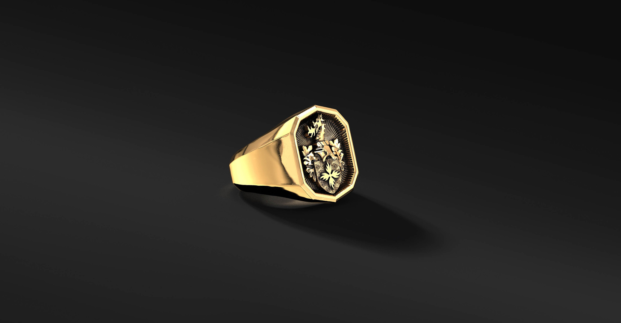 Sygnet Rodowy z Herbem na zamówienie | Enigma Jubiler