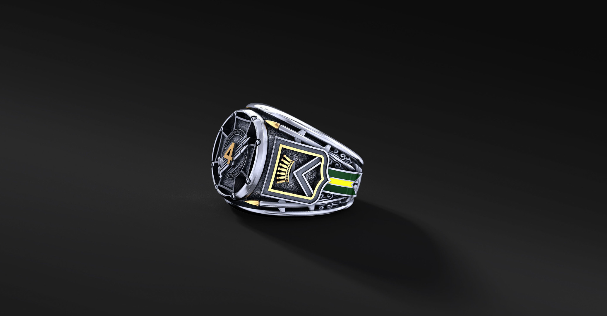 Pierścień 4 Zielonogórskiego Pułku Przeciwlotniczego | Enigma Jubiler