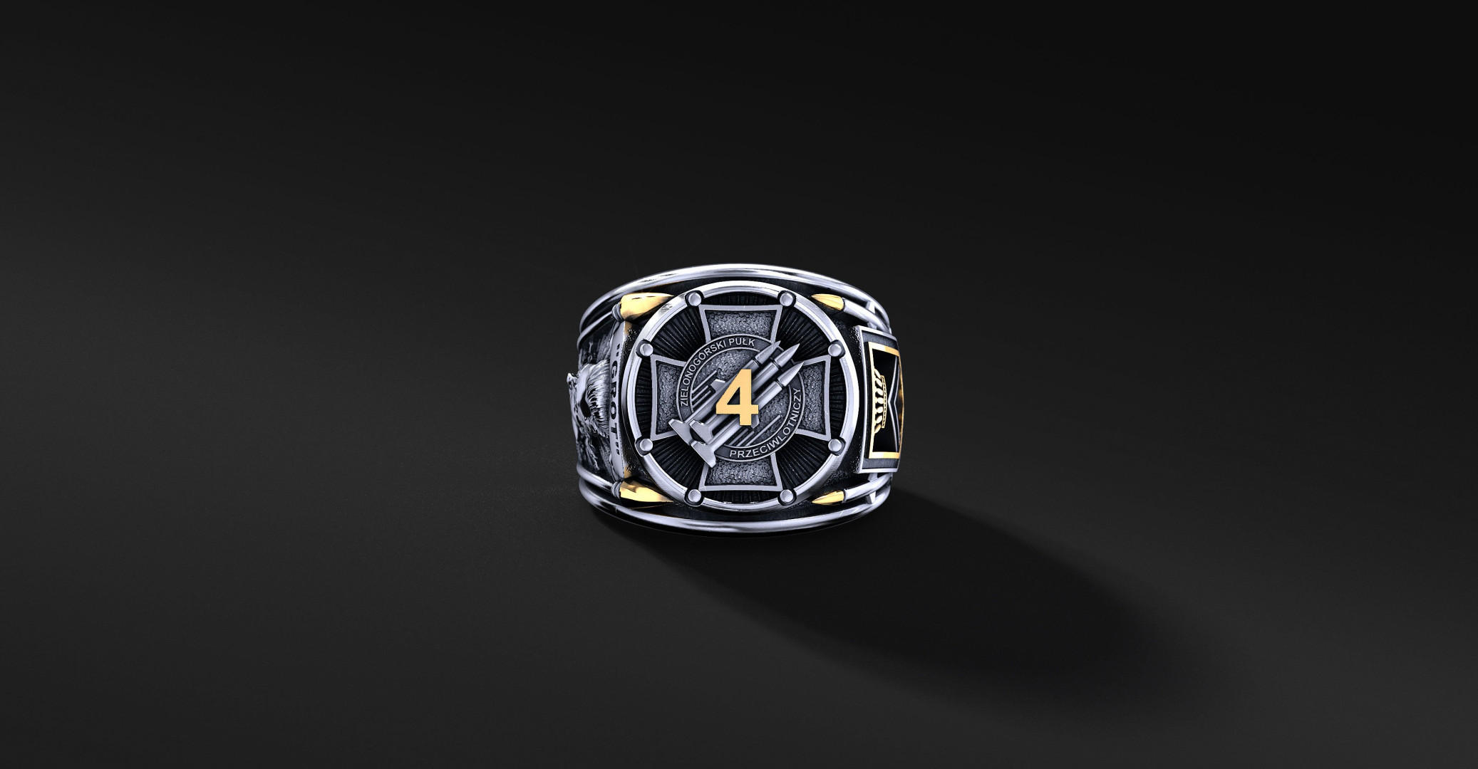 Pierścień 4 Zielonogórskiego Pułku Przeciwlotniczego | Enigma Jubiler