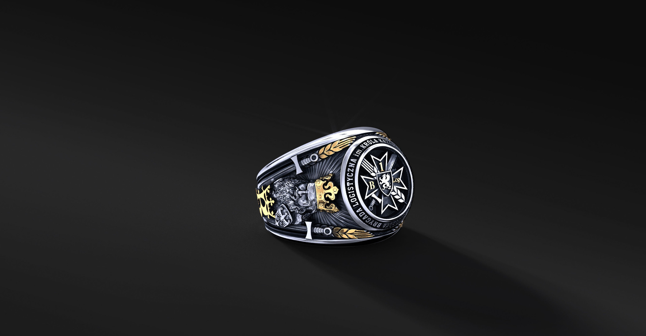 Pierścień 1 Brygady Logistycznej | Enigma Jubiler Pierścień 1 Brygady Logistycznej | Enigma Jubiler