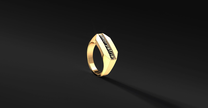 Sygnet Classic Signature - Personalizowana Biżuteria z Metali Szlachetnych