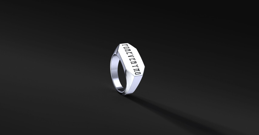 Sygnet Classic Signature - Personalizowana Biżuteria z Metali Szlachetnych