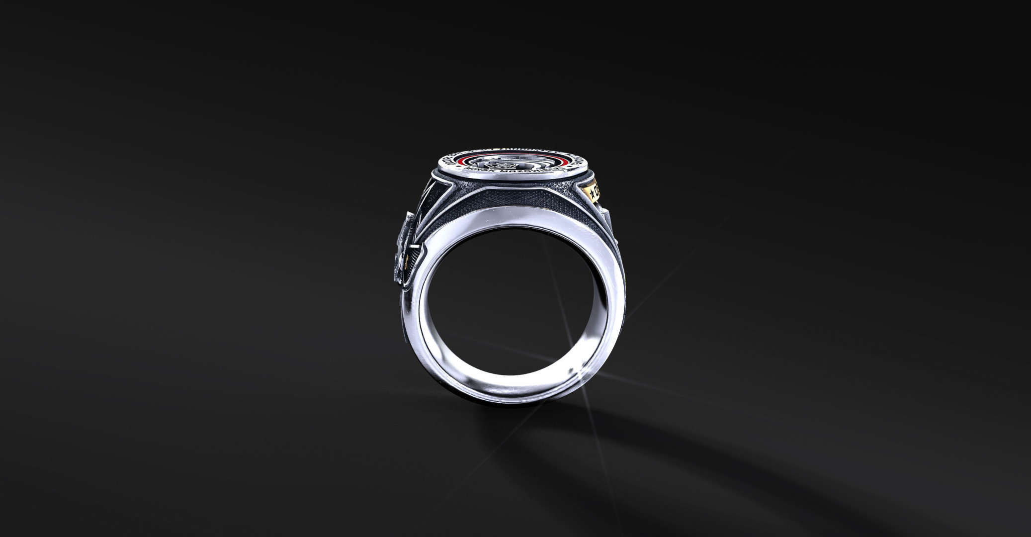 Pierścień Oddziału Specjalnego Żandarmerii Wojskowej Mińsk Mazowiecki | Enigma Jubiler