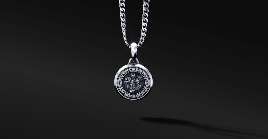 Medalik z Archaniołem Michałem I ENIGMA Jubiler Medalik z Archaniołem Michałem I ENIGMA Jubiler