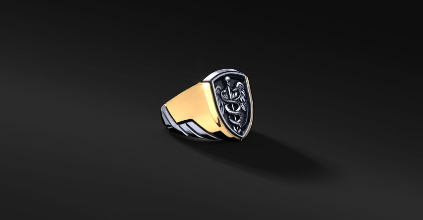 IRON FALCON - sygnet od Enigma Jubiler, symbol siły i nowoczesności