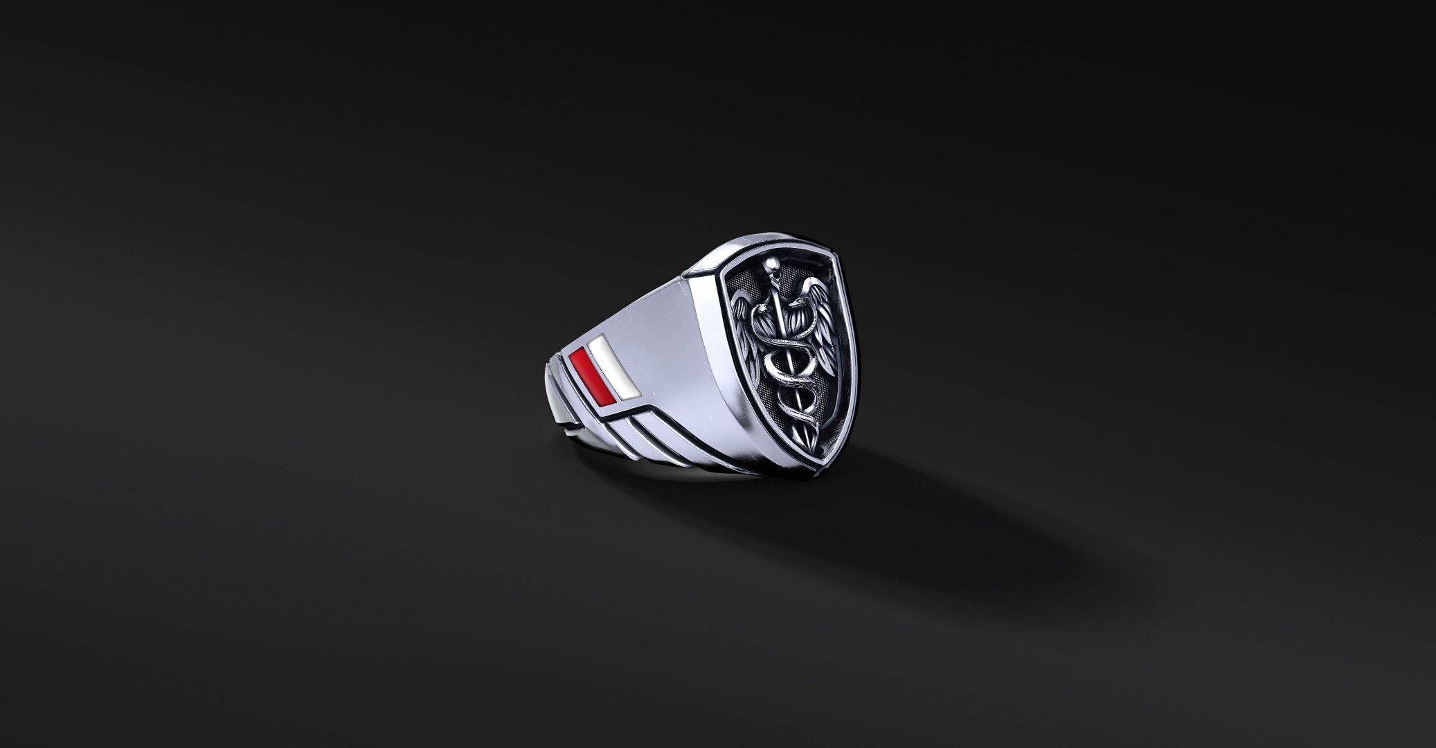 IRON FALCON - sygnet od Enigma Jubiler, symbol siły i nowoczesności