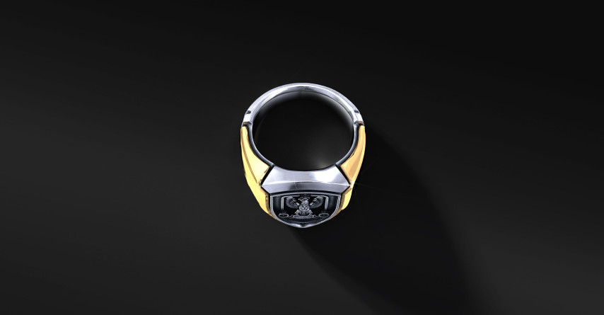 IRON FALCON - sygnet od Enigma Jubiler, symbol siły i nowoczesności