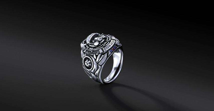 Sygnet Strażacki "VALOR" Ag925 I ENIGMA Jubiler Sygnet Strażacki "VALOR" Ag925 I ENIGMA Jubiler