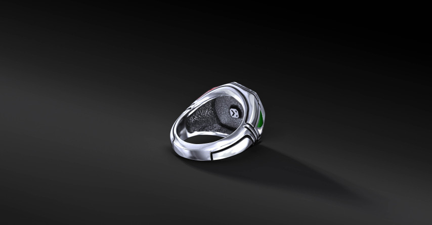 Sygnet WKS Octagon Color Srebro 925 | Enigma Jubiler Sygnet WKS Octagon Color Srebro 925 | Enigma Jubiler