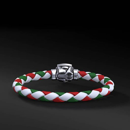 Bransoleta WKS Interlock Color Srebro 925 | Enigma Jubiler