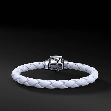 Bransoleta WKS Interlock White Srebro 925 | Enigma Jubiler