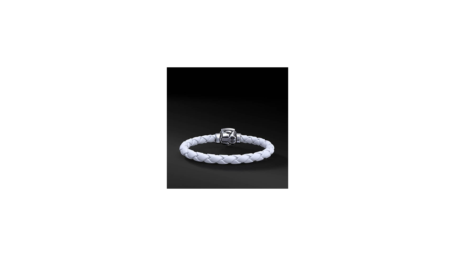 Bransoleta WKS Interlock White Srebro 925 | Enigma Jubiler