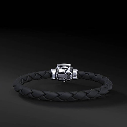 Bransoleta WKS Interlock Black Srebro 925 | Enigma Jubiler