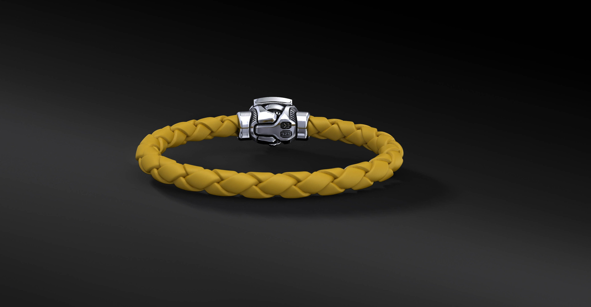 Bransoleta WKS "Intelock Color" Yellow Ag925 I ENIGMA Jubiler