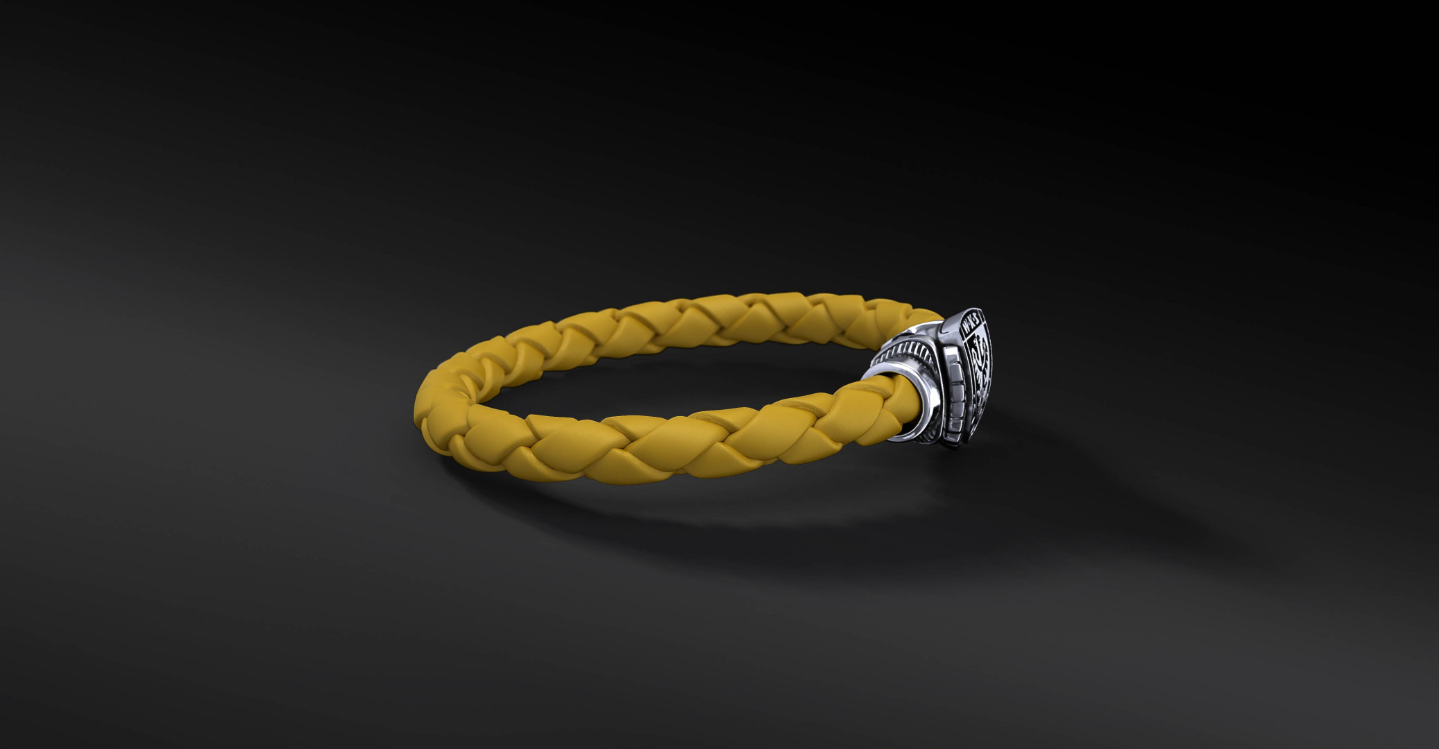 Bransoleta WKS "Intelock Color" Yellow Ag925 I ENIGMA Jubiler