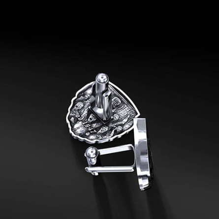 Spinki do mankietów WKS Mono Srebro 925 | Enigma Jubiler