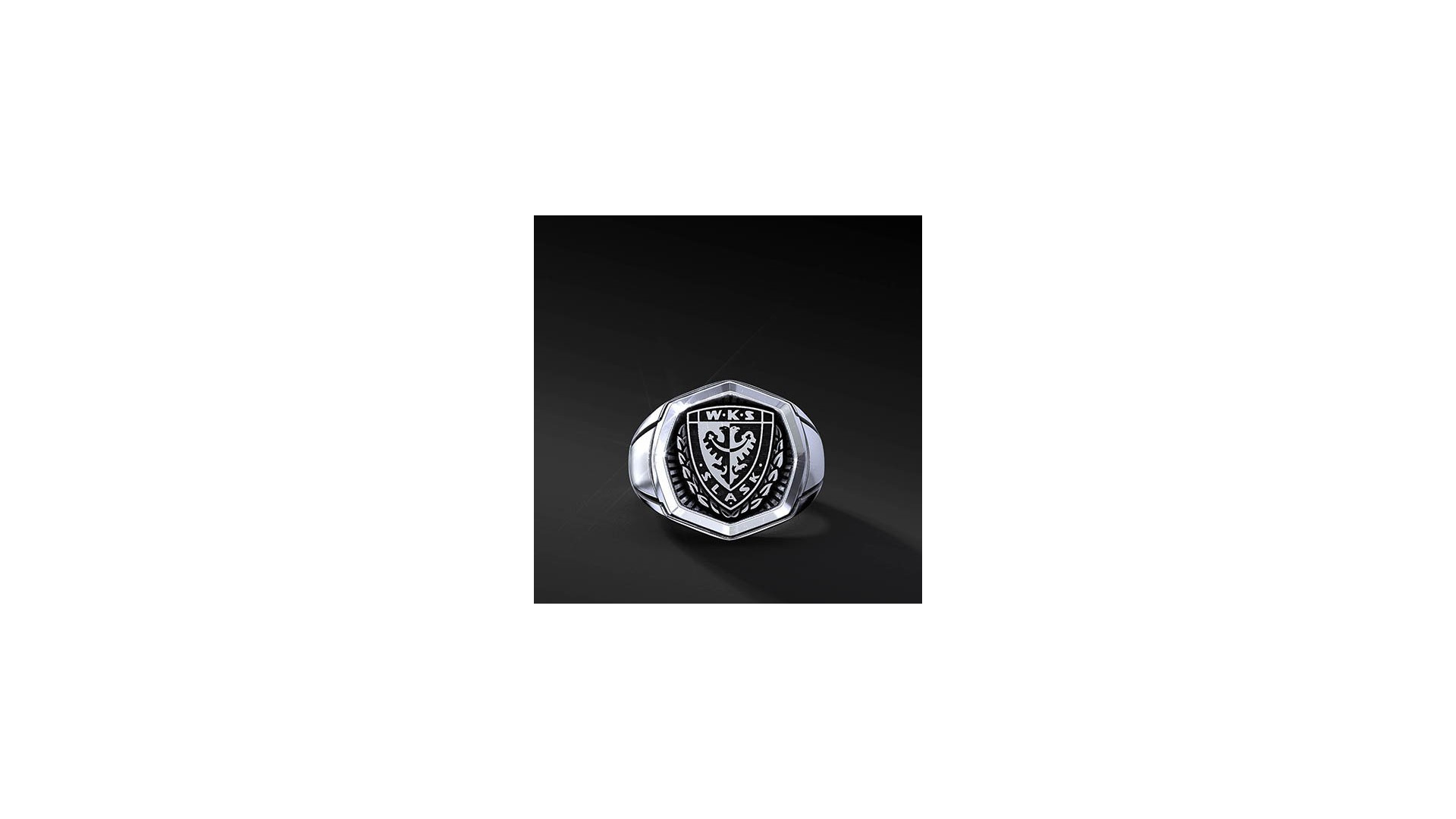 Sygnet WKS Octagon Mono Srebro 925 | Enigma Jubiler