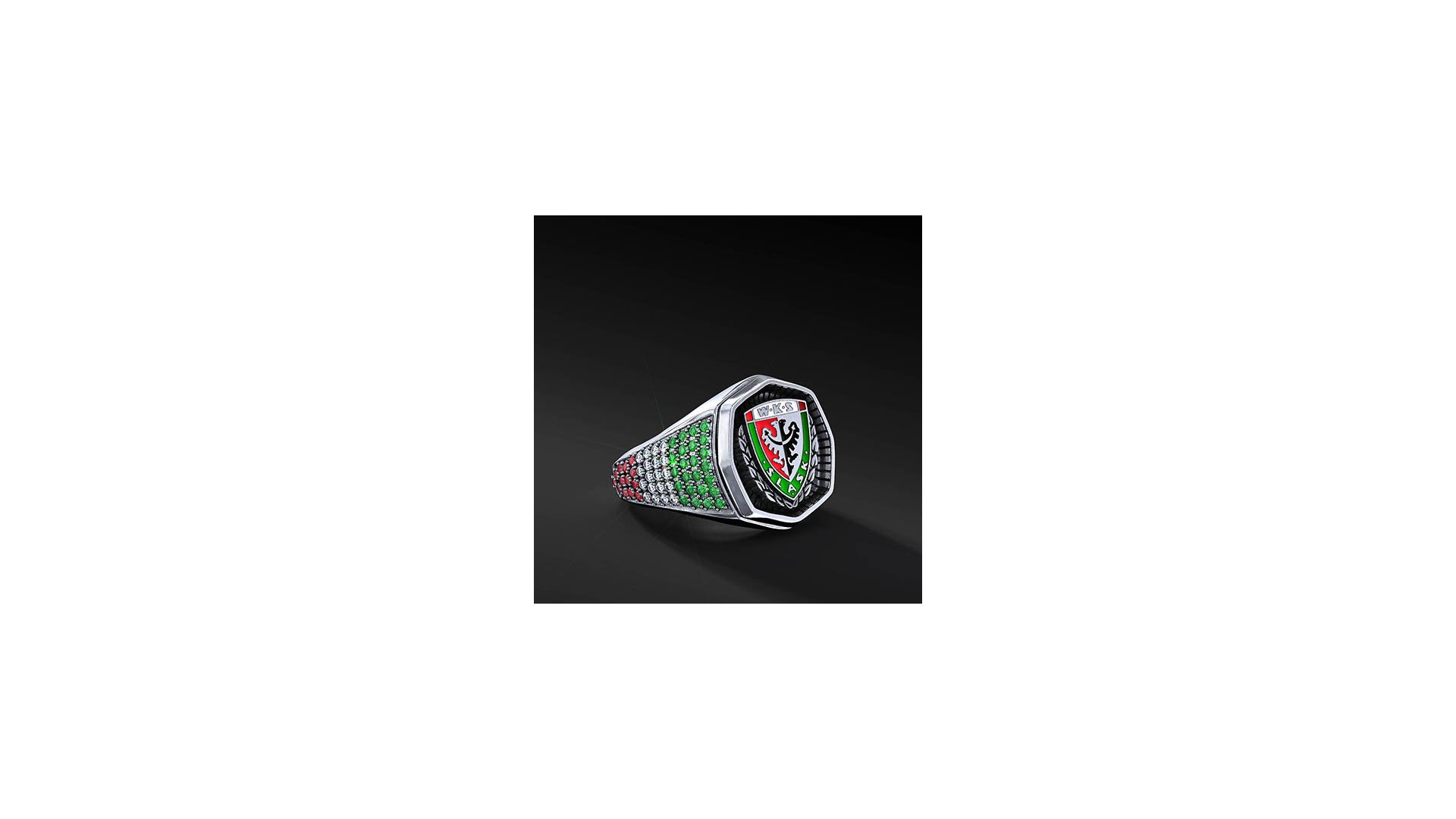 Sygnet WKS "Pave" Ag925 I ENIGMA Jubiler Sygnet WKS "Pave" Ag925 I ENIGMA Jubiler