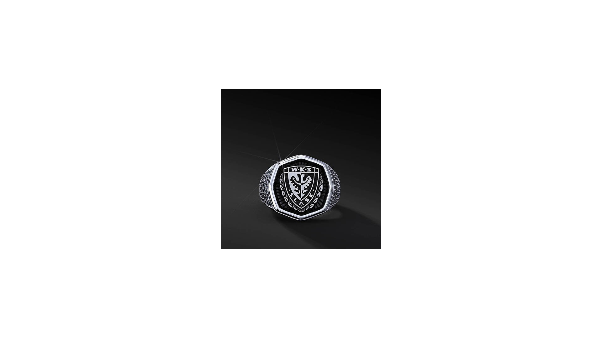 Sygnet WKS Pave Mono Srebro 925 | Enigma Jubiler Sygnet WKS Pave Mono Srebro 925 | Enigma Jubiler