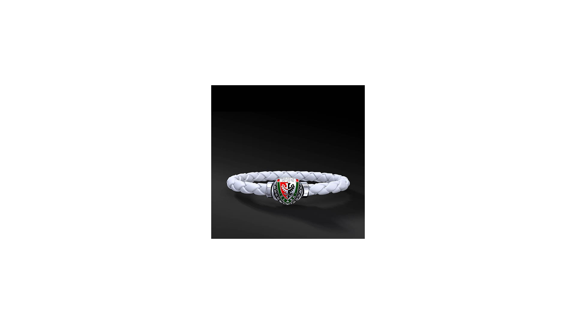 Bransoleta WKS Interlock White Srebro 925 | Enigma Jubiler