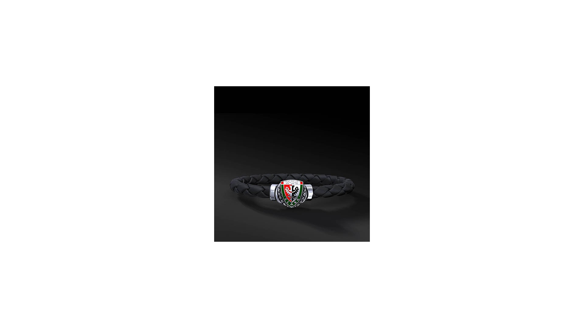 Bransoleta WKS Interlock Black Srebro 925 | Enigma Jubiler Bransoleta WKS Interlock Black Srebro 925 | Enigma Jubiler