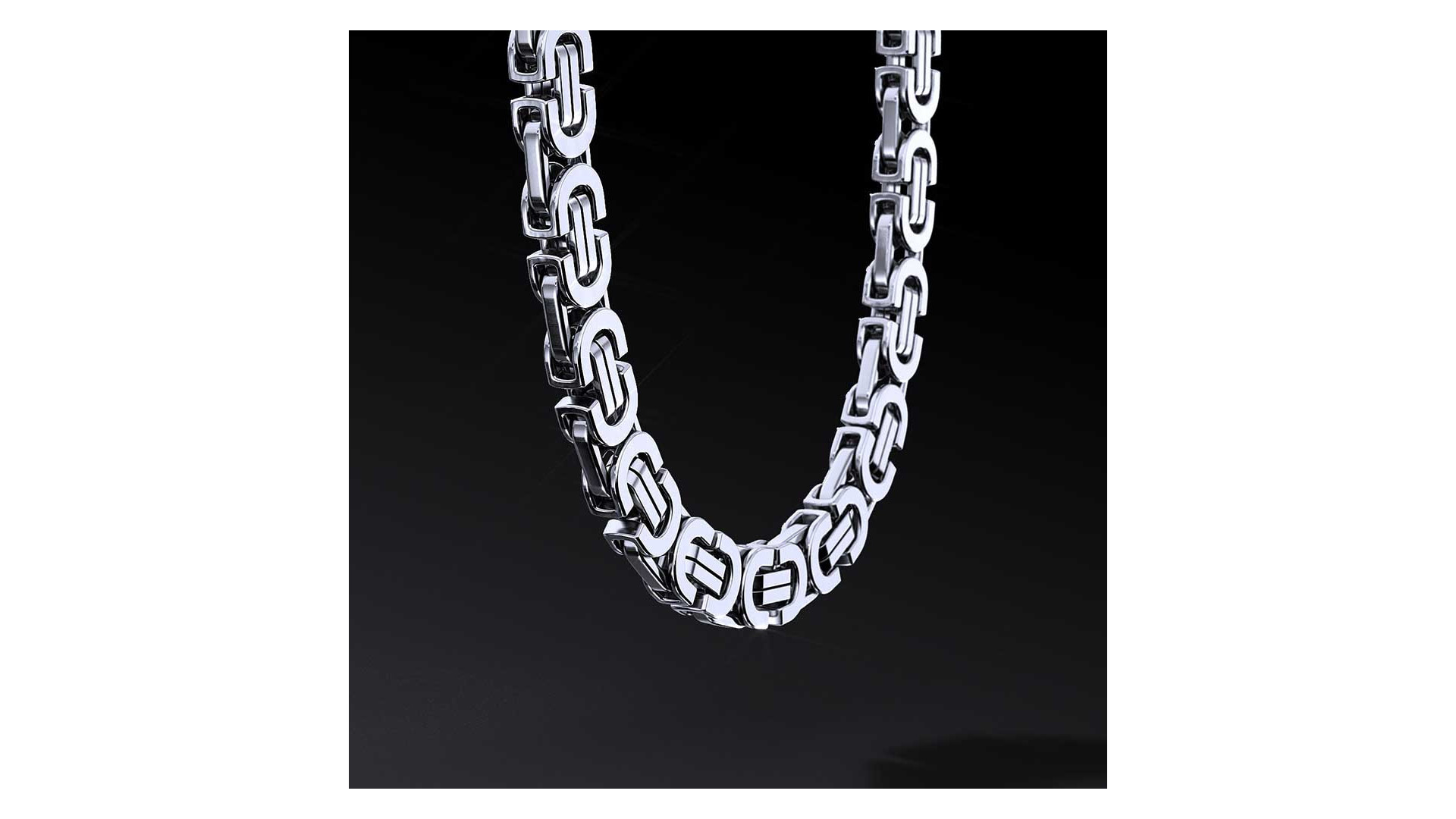 Srebrna Bizantyjka "Top Boy" – Srebro 925, Łańcuszek z Serialu Netflix Srebrna Bizantyjka "Top Boy" – Srebro 925, Łańcuszek z Serialu Netflix