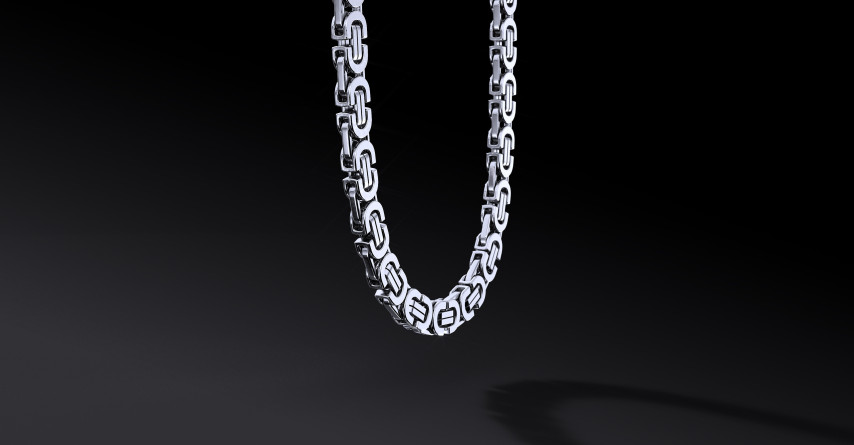 Srebrna Bizantyjka "Top Boy" – Srebro 925, Łańcuszek z Serialu Netflix Srebrna Bizantyjka "Top Boy" – Srebro 925, Łańcuszek z Serialu Netflix