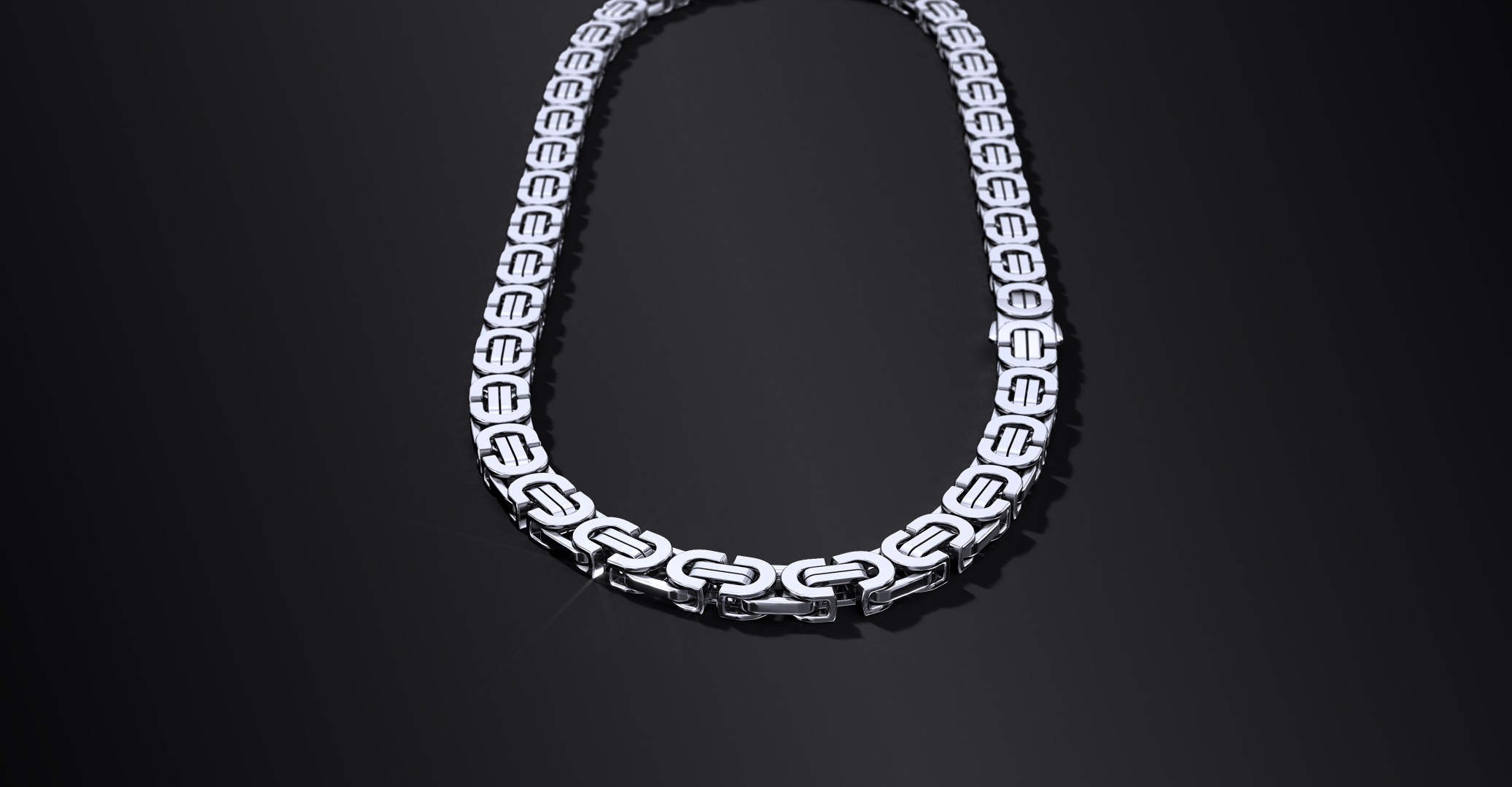 Srebrna Bizantyjka "Top Boy" – Srebro 925, Łańcuszek z Serialu Netflix Srebrna Bizantyjka "Top Boy" – Srebro 925, Łańcuszek z Serialu Netflix