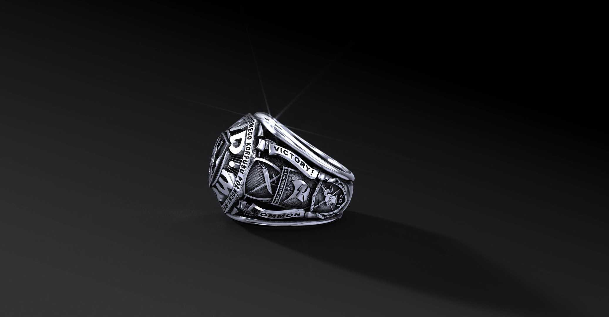 Pierścień Brygady Wsparcia Dowodzenia Wielonarodowego Korpusu Płn-Wsch