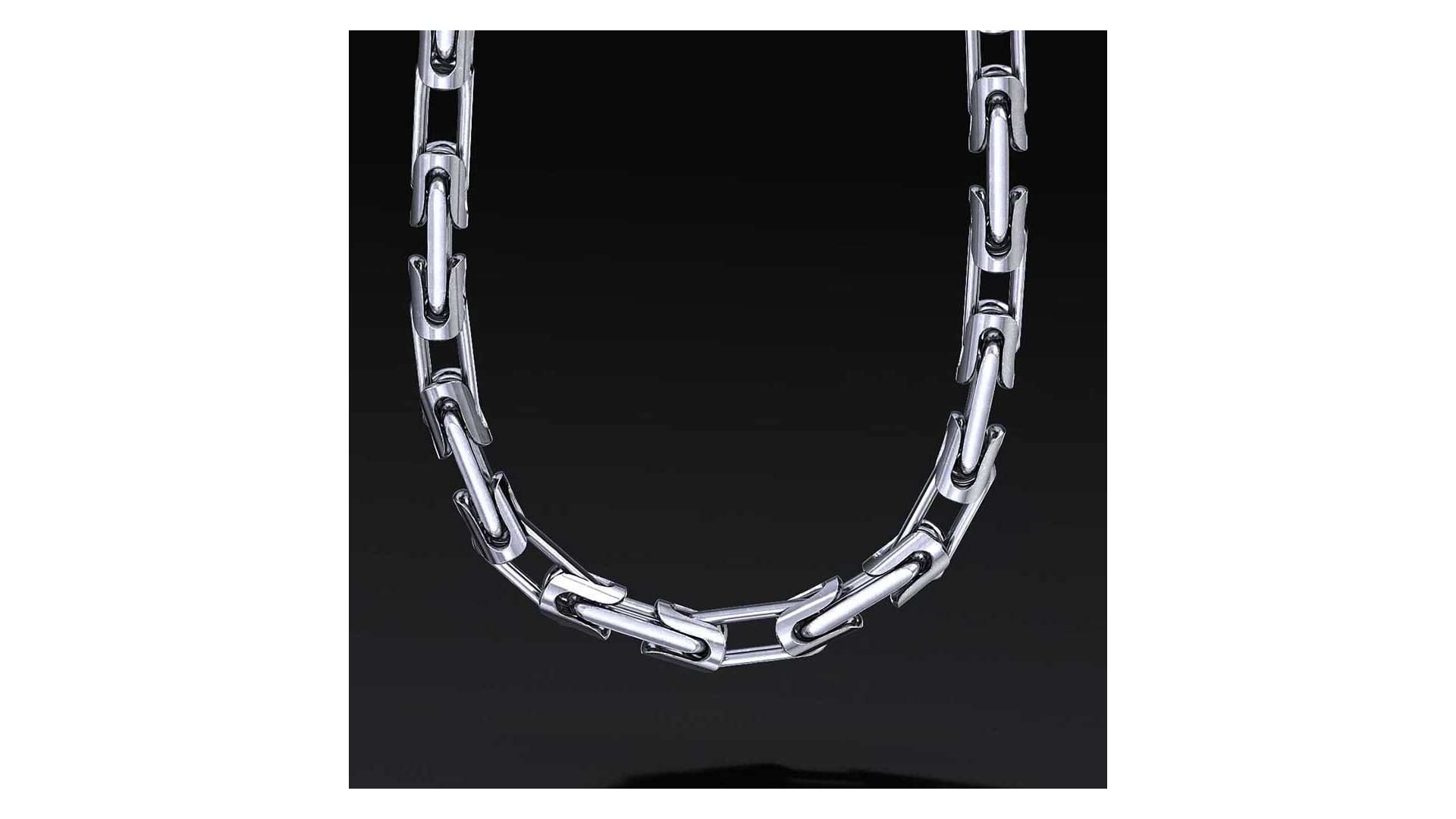 Łańcuch "Sentinel Pave" 8mm – Srebrny Łańcuszek 925 z Cyrkoniami Łańcuch "Sentinel Pave" 8mm – Srebrny Łańcuszek 925 z Cyrkoniami