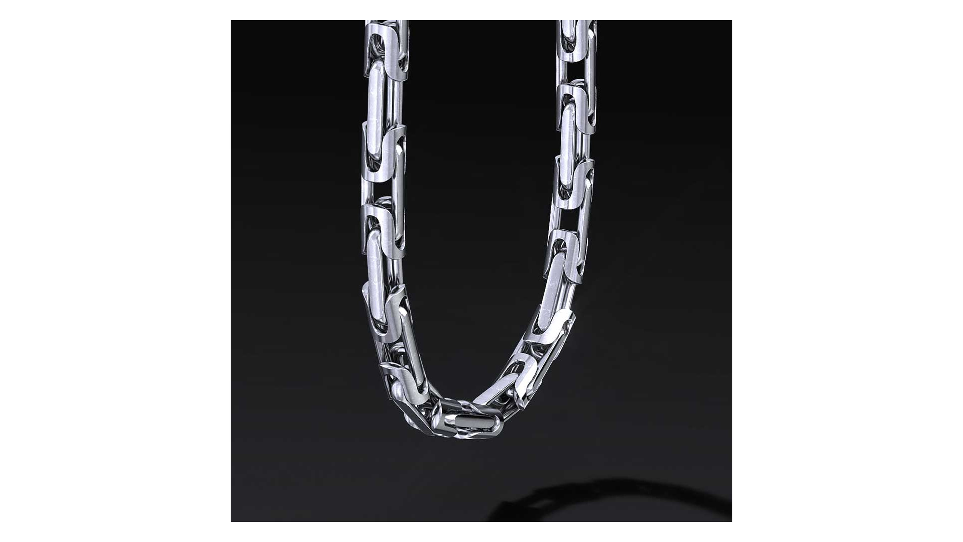 Łańcuch "Sentinel Pave" 8mm – Srebrny Łańcuszek 925 z Cyrkoniami Łańcuch "Sentinel Pave" 8mm – Srebrny Łańcuszek 925 z Cyrkoniami